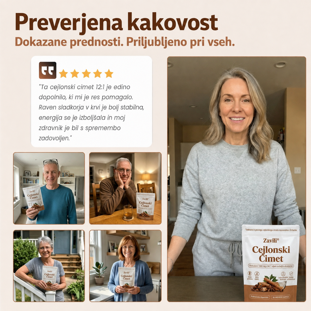 ZAVILI® Cejlonski cimet 12:1 z MCT oljem — 30 kapsul